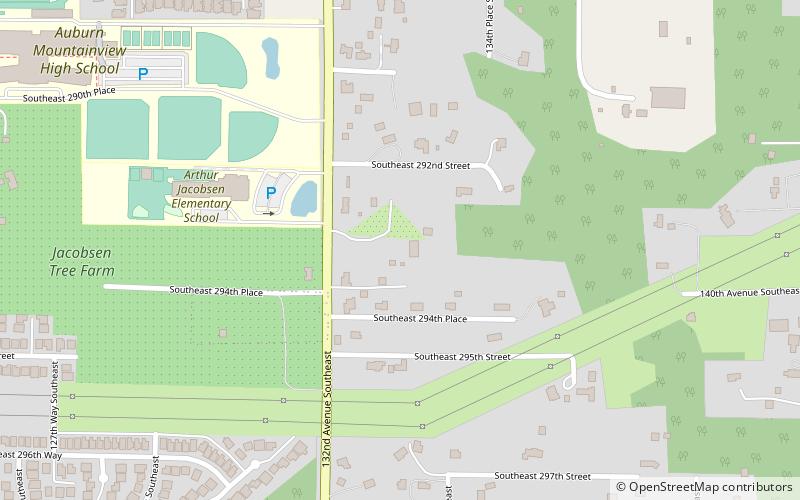 Soos Creek Botanical Garden location map