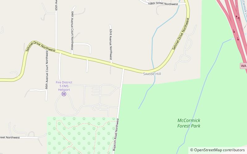 McCormick Forest Park location map
