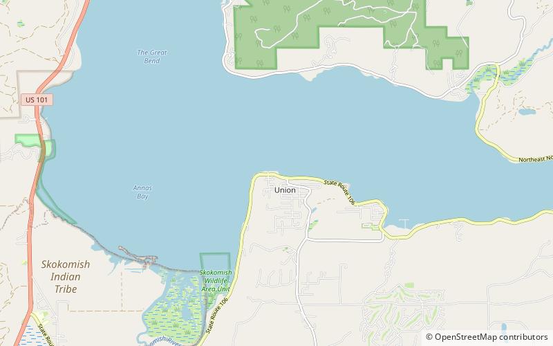 Hood Canal Marina location map