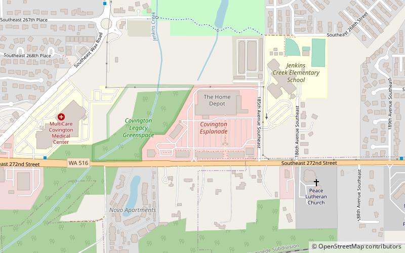 Covington Esplanade location map