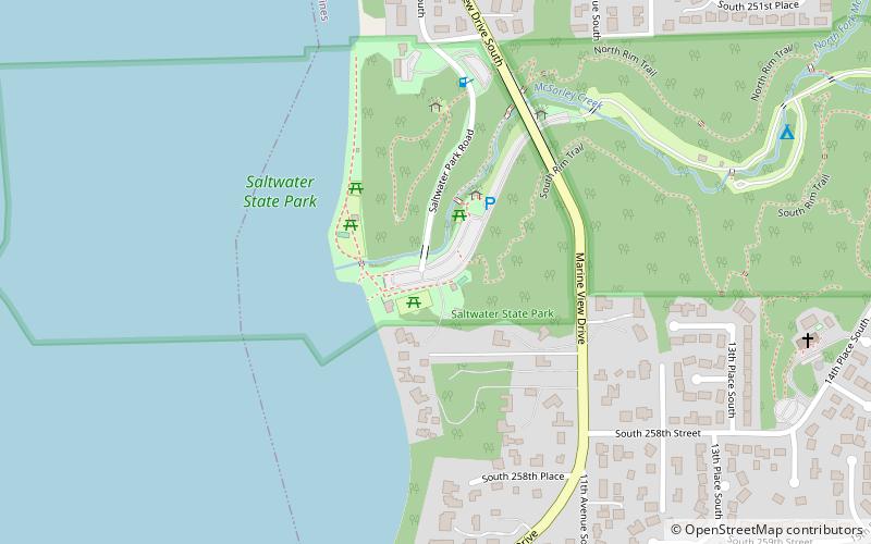 Saltwater State Park location map