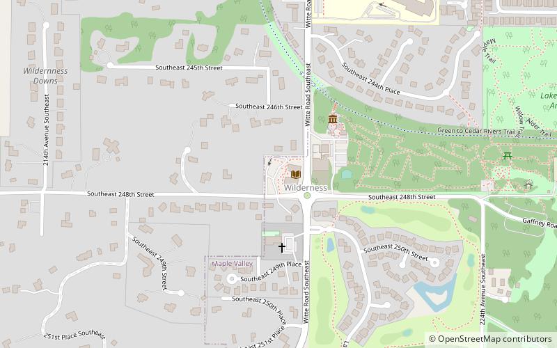 Maple Valley Library location map