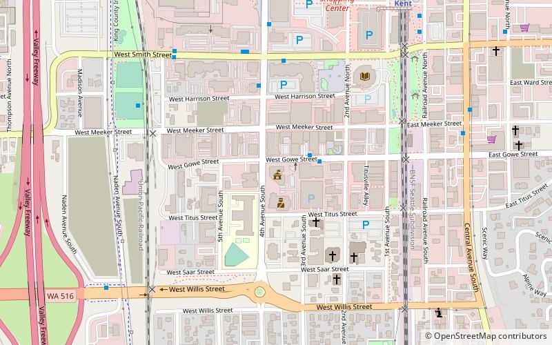 kent city hall location map