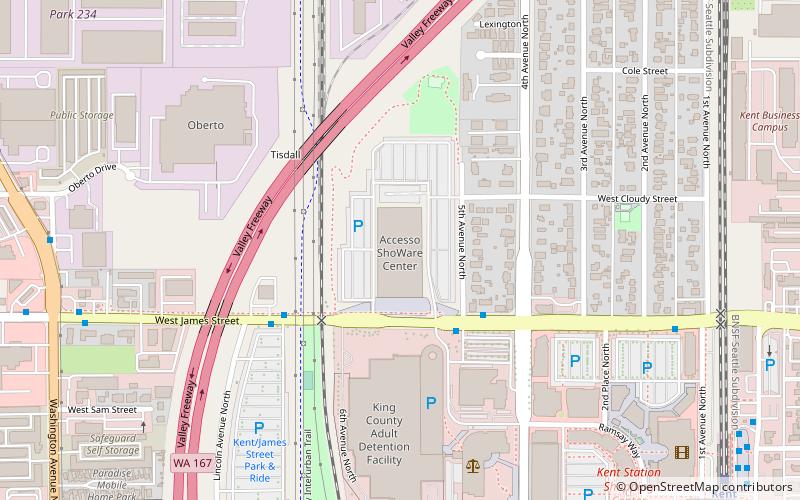 ShoWare Center location map