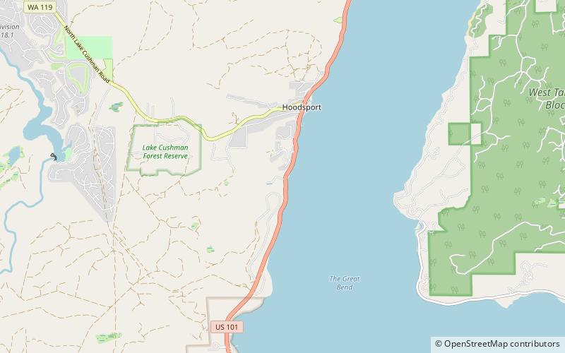 Hoodsport Winery location map