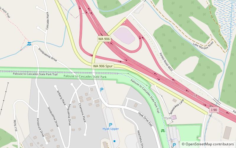 Snoqualmie Tunnel location map