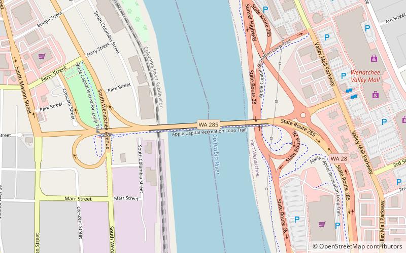 Senator George Sellar Bridge location map