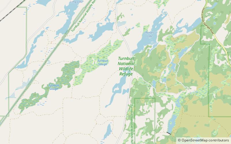 Turnbull National Wildlife Refuge location map