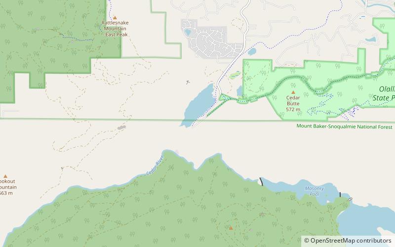 Cedar River Watershed Education Center location map