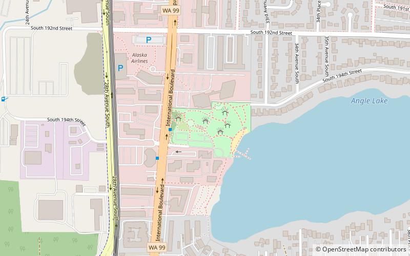 Angle Lake Park location map