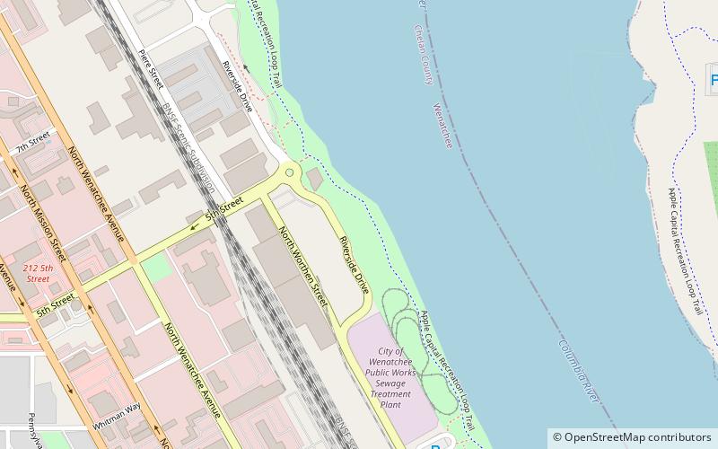 riverfront park wenatchee location map