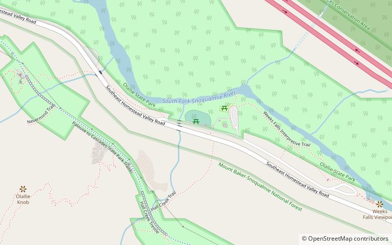 Olallie State Park location map