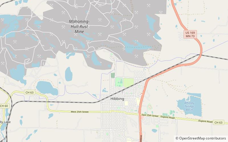 Greyhound Bus Museum location map