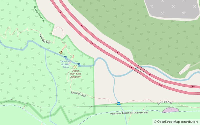 Olallie State Park location map