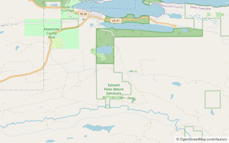 Estivant Pines location map