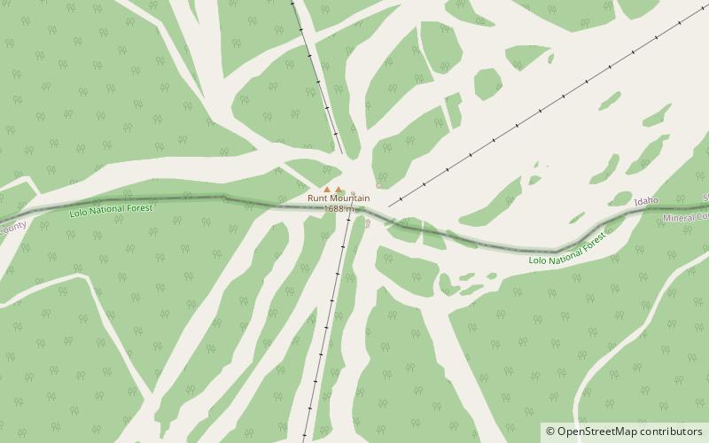 Lookout Pass Ski and Recreation Area location map