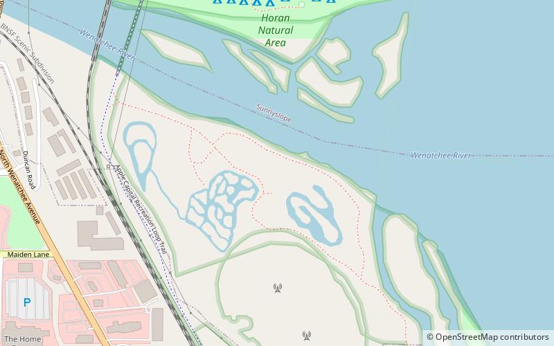 Park Stanowy Wenatchee Confluence location map