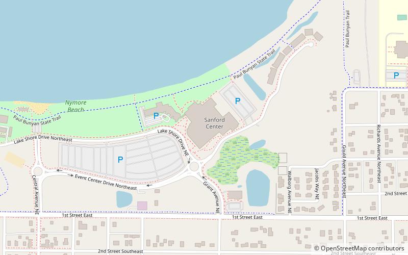Sanford Center location map
