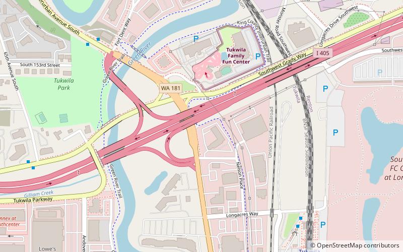 Interurban Trail location map