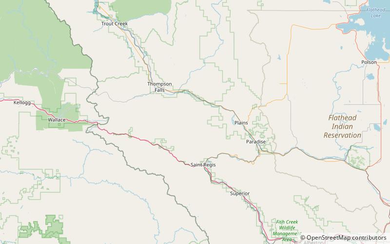 penrose peak foret nationale de lolo location map