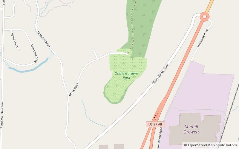 ohme gardens wenatchee location map