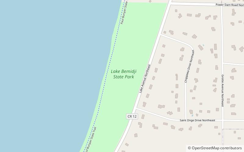Park Stanowy Lake Bemidji location map