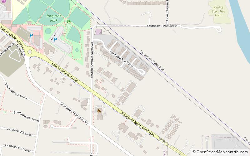North Bend Ranger Station location map