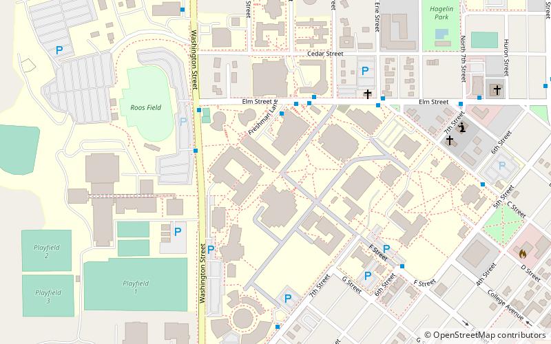 Big Sky Conference location map