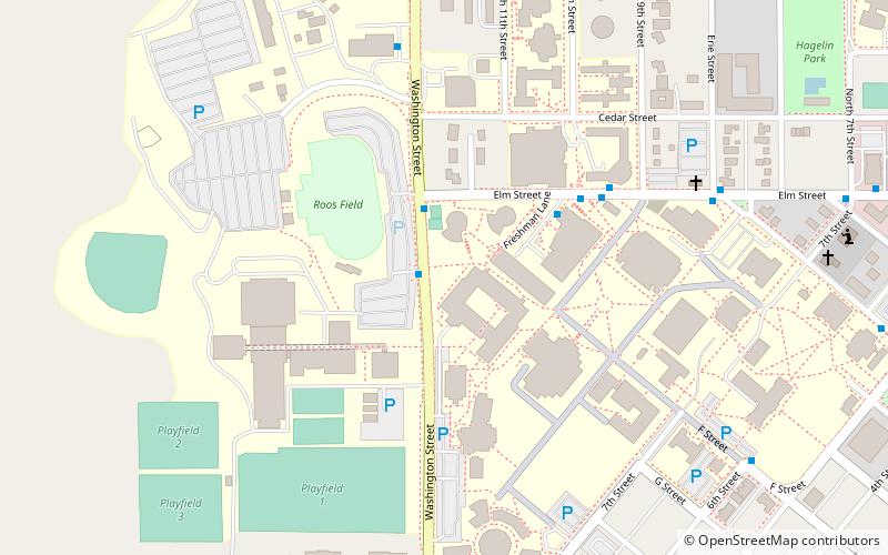 Eastern Washington University location map