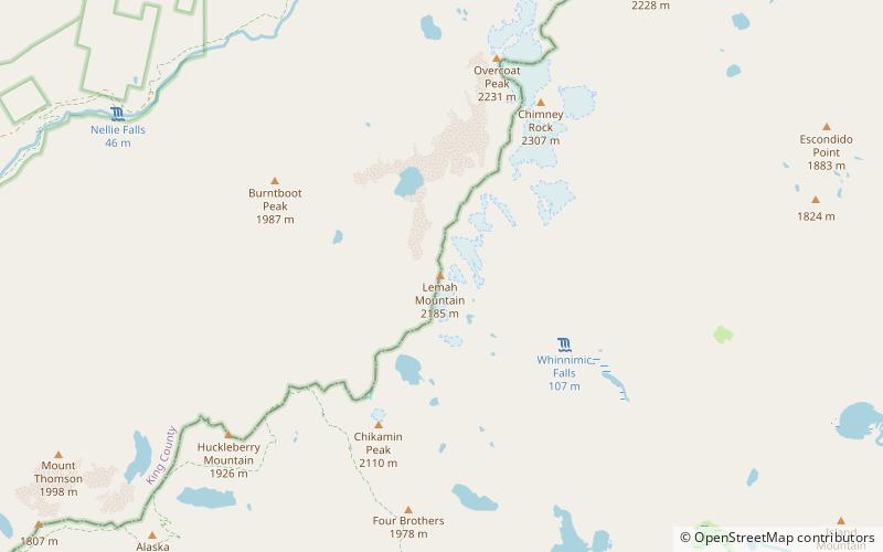 Lemah Mountain location map