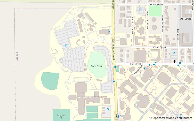 Roos Field location map