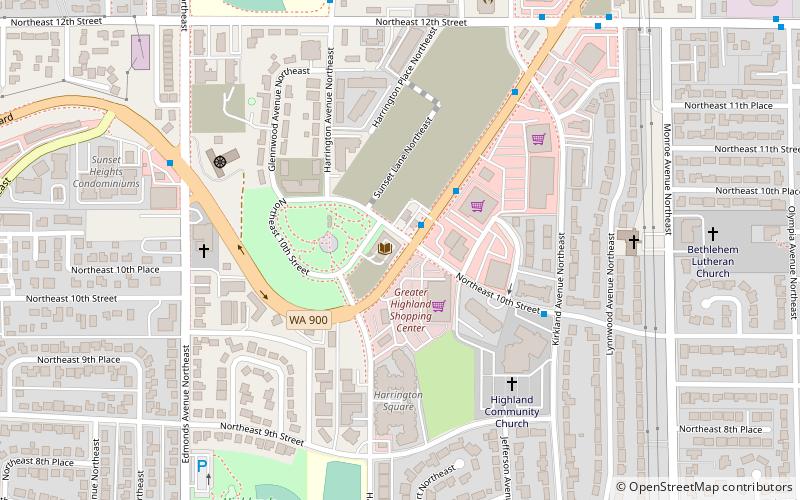 Renton Highlands Library location map