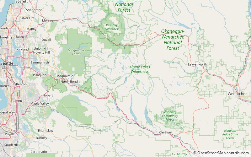 Overcoat Peak location map