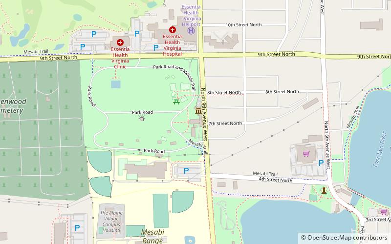 Olcott Park Greenhouse location map