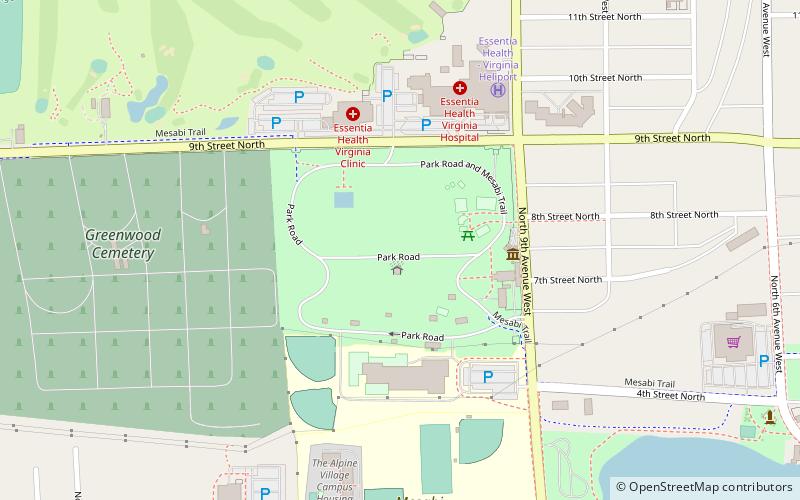 Olcott Park location map