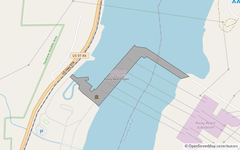 Rocky Reach Dam location map