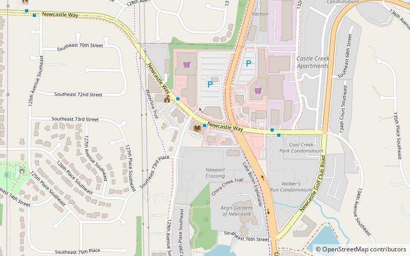 Newcastle Library location map