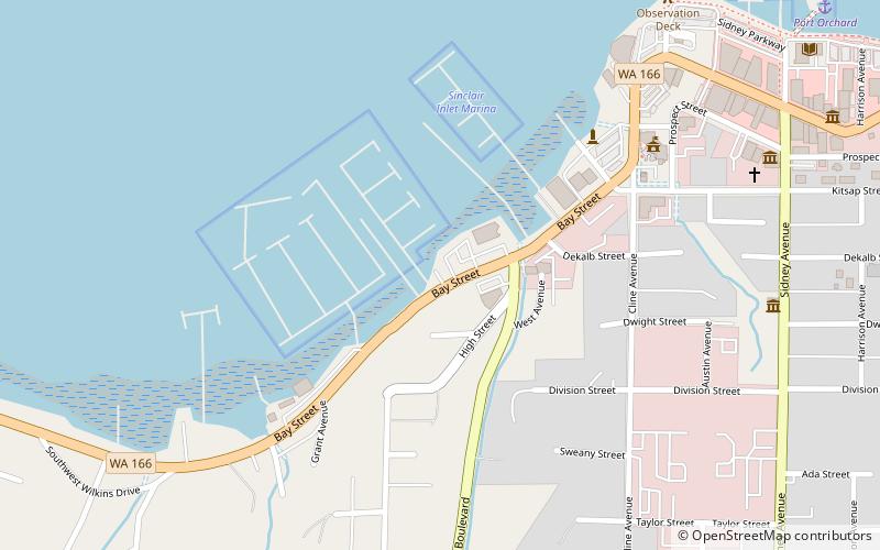 Port Orchard Railway Marina location map