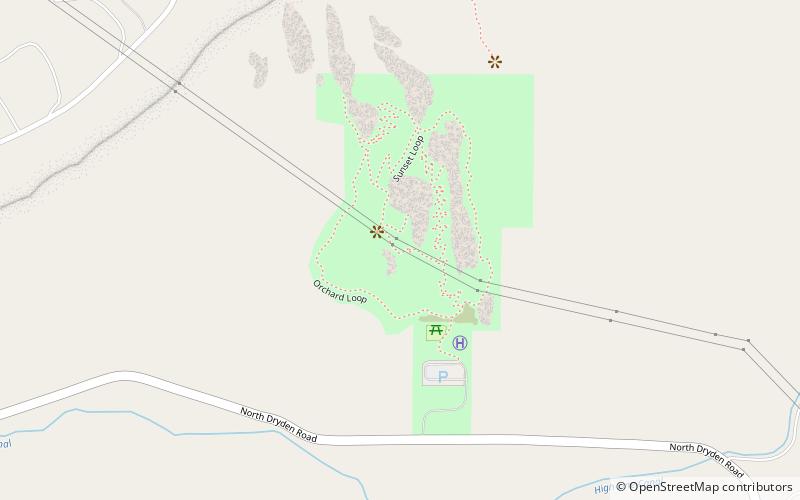 Park Stanowy Peshastin Pinnacles location map