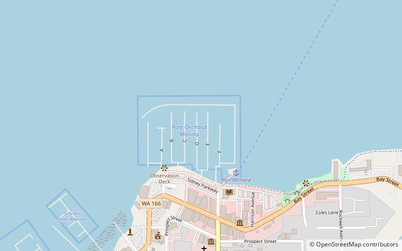 Port Orchard Marina location map