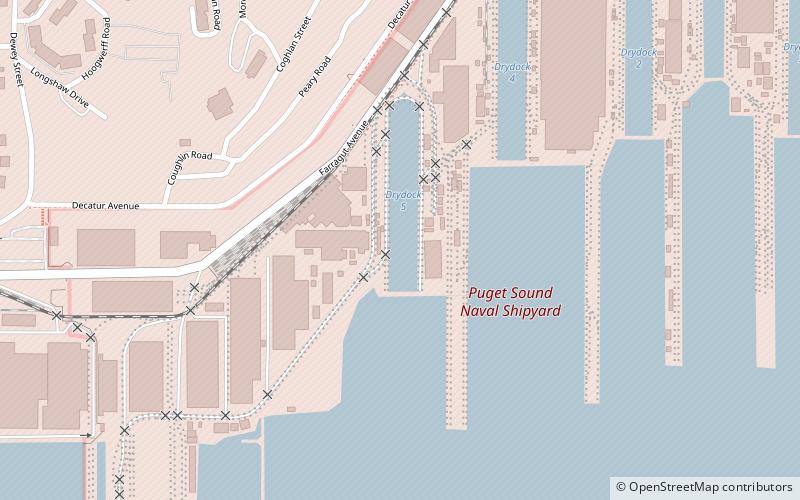 Puget Sound Naval Shipyard Historic District location map