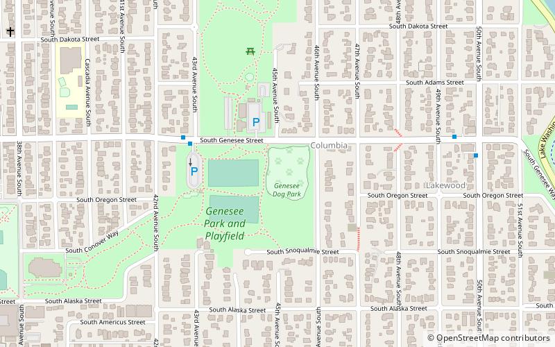 Genesee Park location map