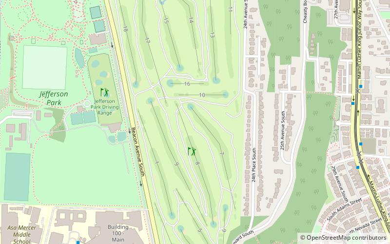 Jefferson Park Golf Course location map