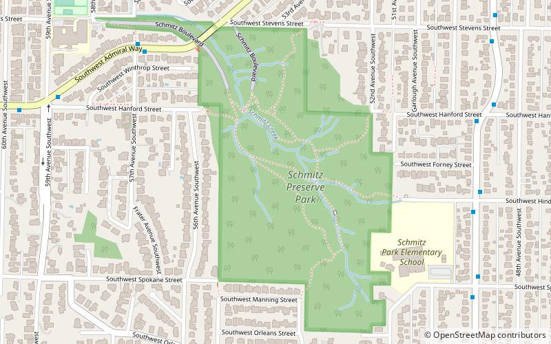 Schmitz Park location map