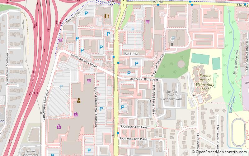 Factoria location map