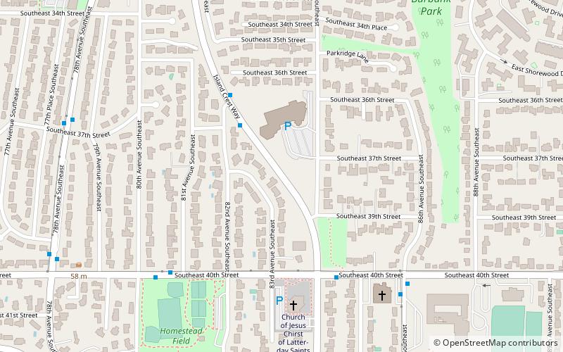 Mercer Island location map