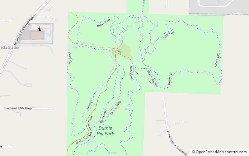 Duthie Hill Park location map