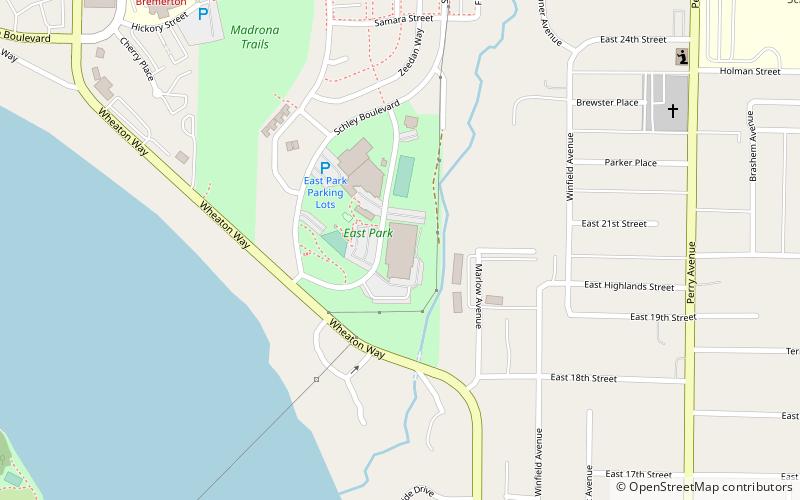 Bremerton Ice Center location map