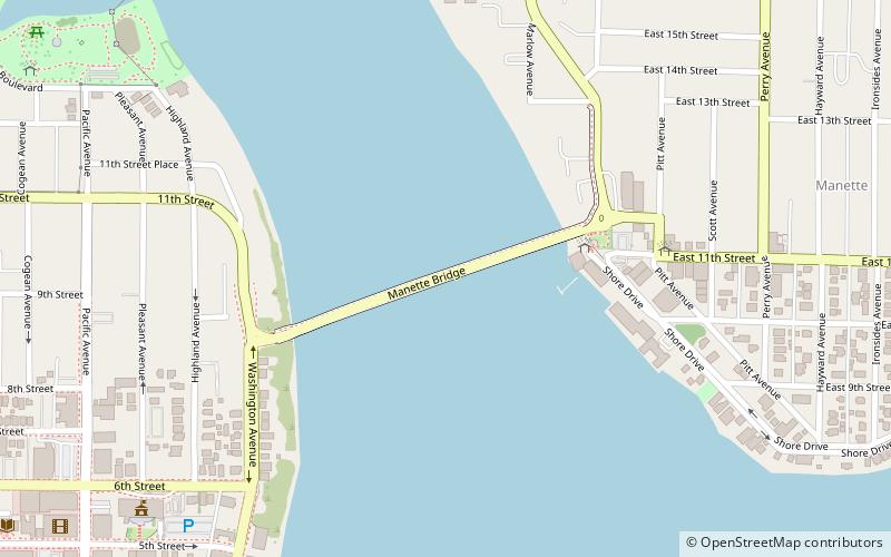Manette Bridge location map