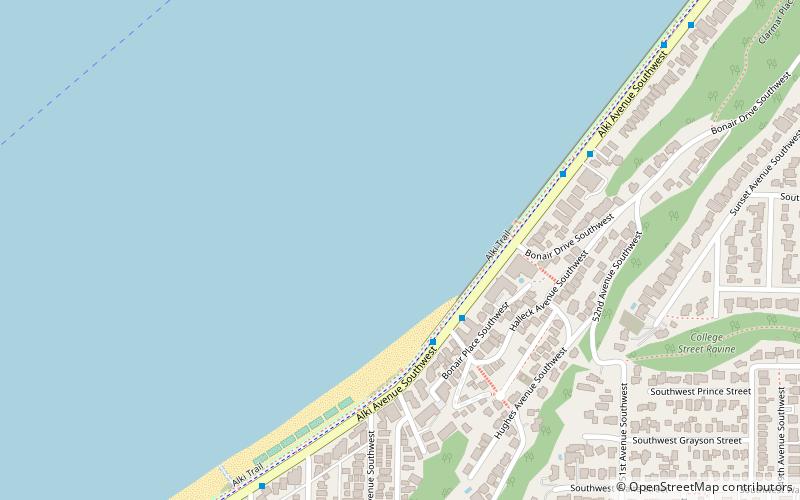 Alki Beach Park location map